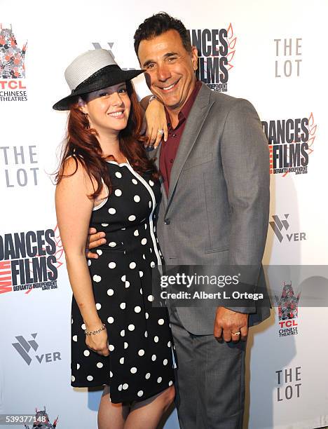 Actor Mark Decarlo and wife/actress Yeni Alvarez arrive for the 19th Annual Dances With Films Festival - Premiere Of "The Babymoon" held at TCL...