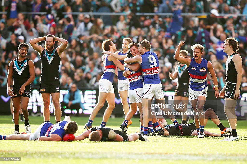 AFL Rd 12 - Port Adelaide v Western Bulldogs