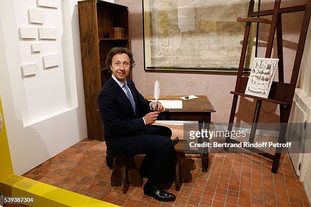 Stephane Bern attends the 'College Royal et Militaire de Thiron-Gardais' Exhibition Rooms Inauguration on June 10, 2016 in Thiron Gardais, France