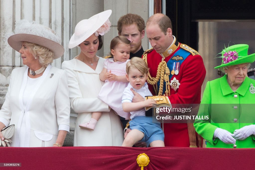 BRITAIN-ROYALS-BIRTHDAY-TROOPING