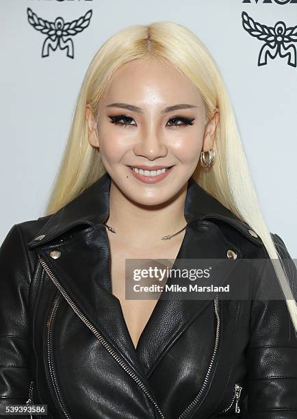 Chaelin Lee aka CL attends the MCM X Christopher Raeburn show during The London Collections Men SS17 at on June 11, 2016 in London, England.