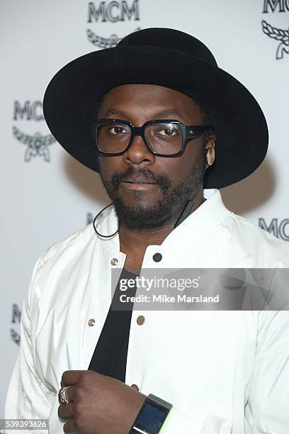Will.i.am attends the MCM X Christopher Raeburn show during The London Collections Men SS17 at on June 11, 2016 in London, England.