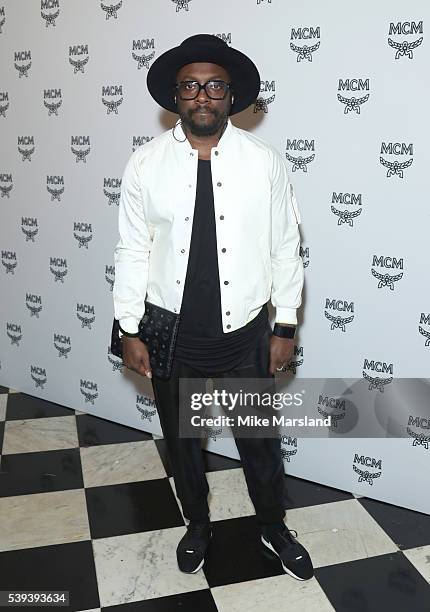 Will.i.am attends the MCM X Christopher Raeburn show during The London Collections Men SS17 at on June 11, 2016 in London, England.