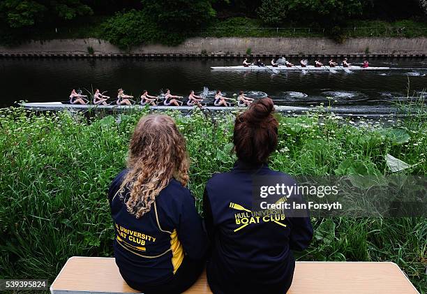 Rowers from across the country take part in the 183rd annual regatta on the River Wear on June 11, 2016 in Durham, England. The present regatta dates...