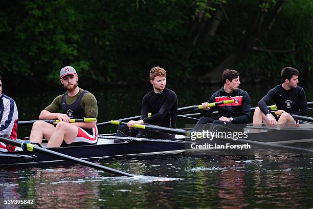 Rowers from across the country take part in the 183rd annual regatta on the River Wear on June 11, 2016 in Durham, England. The present regatta dates...