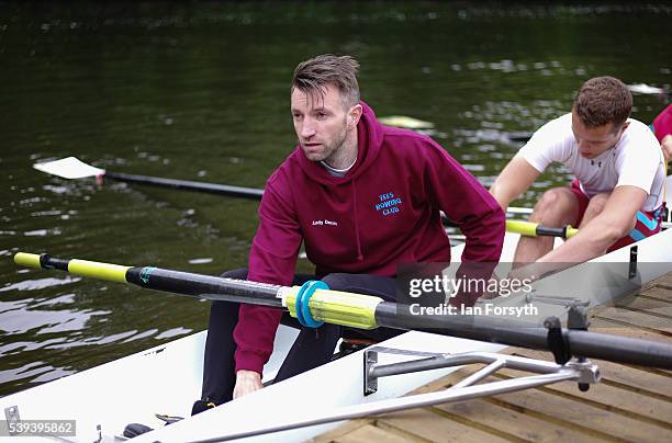 Rowers from across the country prepare to take part in the 183rd annual regatta on the River Wear on June 11, 2016 in Durham, England. The present...