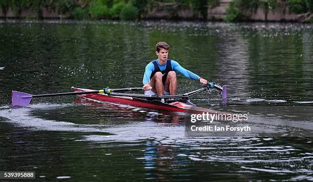 Rowers from across the country take part in the 183rd annual regatta on the River Wear on June 11, 2016 in Durham, England. The present regatta dates...