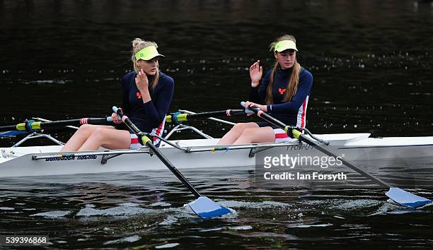 Rowers from across the country take part in the 183rd annual regatta on the River Wear on June 11, 2016 in Durham, England. The present regatta dates...