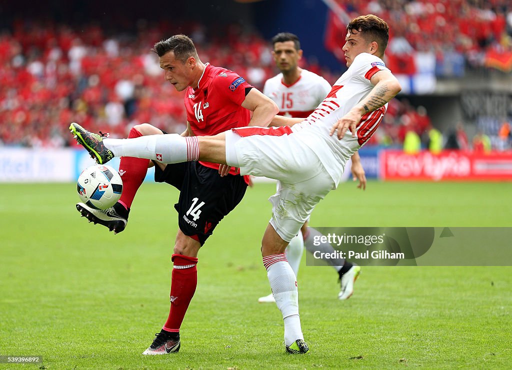Albania v Switzerland - Group A: UEFA Euro 2016