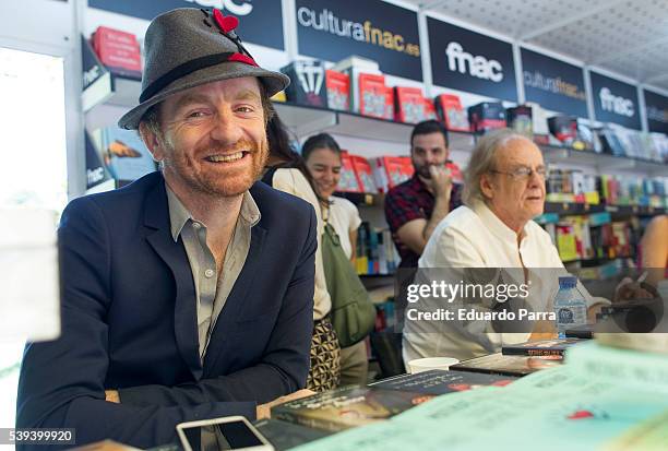 Writer Mathias Malzieu attends Book Fair 2016 at El Retiro Park on June 11, 2016 in Madrid, Spain.