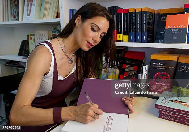 Pilar Rubio attends Book Fair 2016 at El Retiro Park on June 11, 2016 in Madrid, Spain.