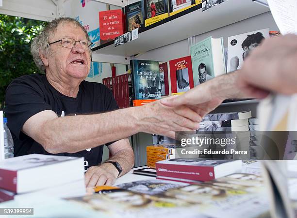 Writer Ian Gibson attends Book Fair 2016 at El Retiro Park on June 11, 2016 in Madrid, Spain.