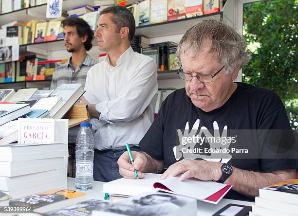 Writer Ian Gibson attends Book Fair 2016 at El Retiro Park on June 11, 2016 in Madrid, Spain.