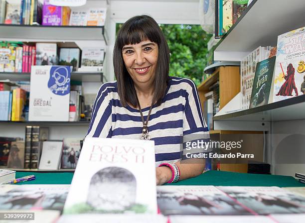 Nieves Concostrina attends Book Fair 2016 at El Retiro Park on June 11, 2016 in Madrid, Spain.