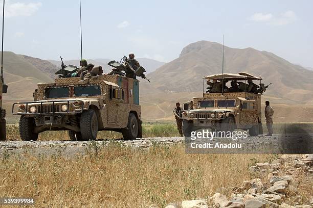 Afghan security forces are seen as they conduct an operation at Mazar-i-Sharif in Balkh, Afghanistan on January 11, 2016. At least 22 Taliban members...