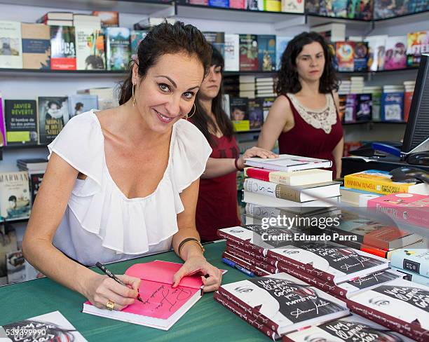 Actress Ana Milan attends Book Fair 2016 at El Retiro Park on June 11, 2016 in Madrid, Spain.