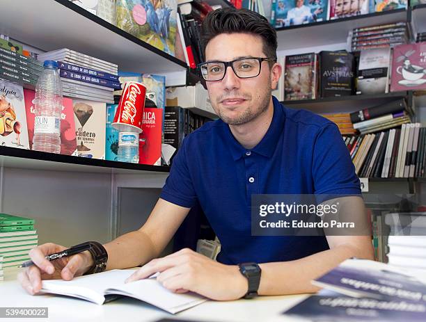 Jose A. Gomez AKA Defreds attends Book Fair 2016 at El Retiro Park on June 11, 2016 in Madrid, Spain.