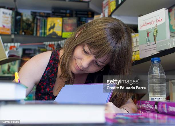 Ana Punset attends Book Fair 2016 at El Retiro Park on June 11, 2016 in Madrid, Spain.