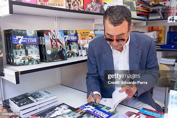 Director Jose Luis Garci attends Book Fair 2016 at El Retiro Park on June 11, 2016 in Madrid, Spain.