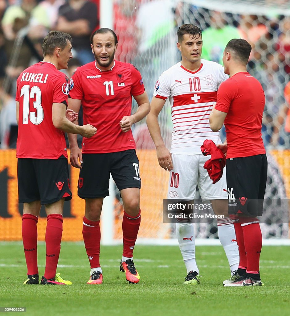 Albania v Switzerland - Group A: UEFA Euro 2016