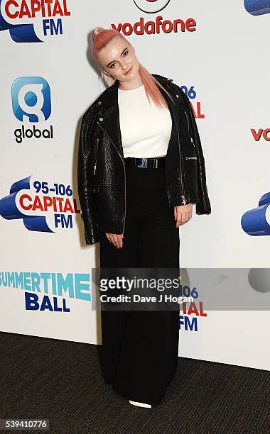 Grace Chatto of Clean Bandit arrives for Capital's Summertime Ball at Wembley Stadium on June 11, 2016 in London, England.
