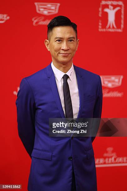 Nick Cheung Ka Fai arrives for the red carpet of the 19th Shanghai International Film Festival at Shanghai Grand Theatre on June 11, 2016 in...