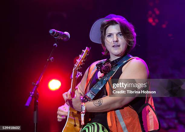 Daphne Willis performs at the LA PRIDE Music Festival 2016 on June 10, 2016 in West Hollywood, California.