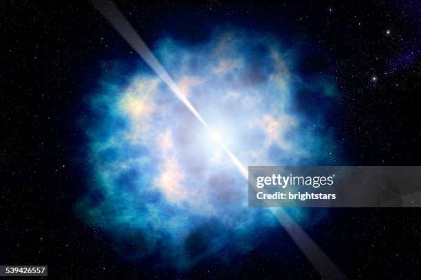 pulsating neutron star - neutrão imagens e fotografias de stock