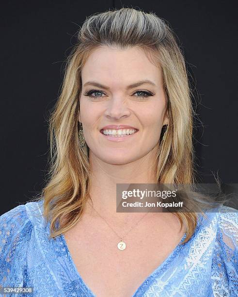 Actress Missi Pyle arrives at the Los Angeles Premiere "Central Intelligence" at Westwood Village Theatre on June 10, 2016 in Westwood, California.