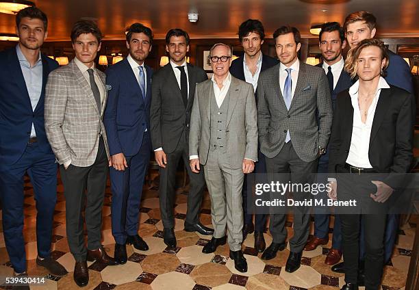 Jim Chapman, Oliver Cheshire, Robert Konjic, Johannes Huebl, Tommy Hilfiger, Andres Velencoso, Paul Sculfor, David Gandy, Toby Huntington-Whiteley...