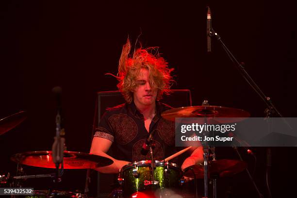 Colin Jones performs with Circa Waves on the first day of the Parklife Festival on June 11, 2016 in Manchester, England.