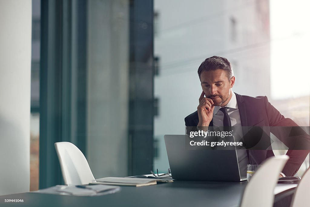 Focused on meeting his deadline