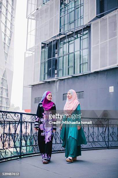 Muslim Women in Hijab in Discussion