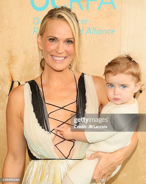 Molly Sims and Brooks Alan Stuber attend the 3rd Annual Super Saturday LA on June 11, 2016 in Santa Monica, California.