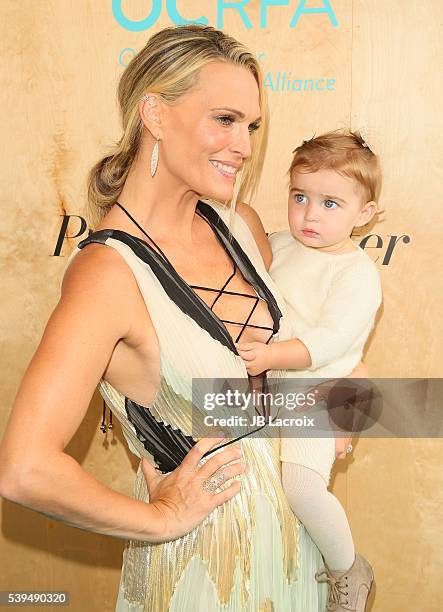 Molly Sims and Brooks Alan Stuber attend the 3rd Annual Super Saturday LA on June 11, 2016 in Santa Monica, California.