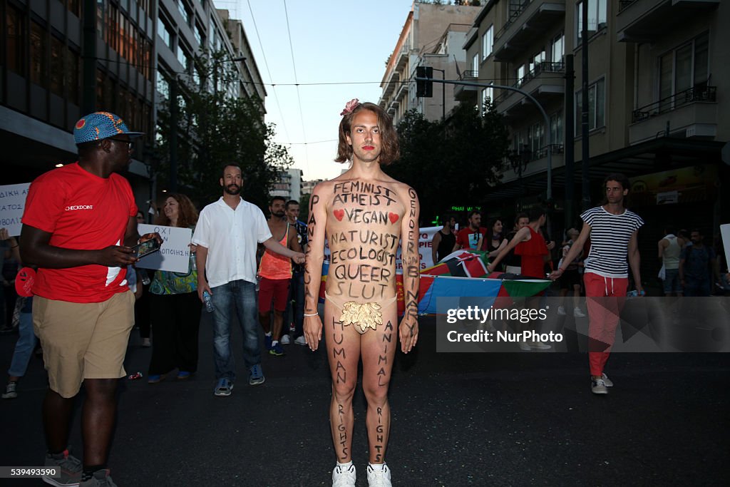 Gay Pride Parade 2016 in Athens