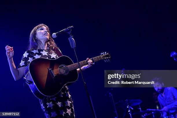 Eva Amaral performs on stage on June 11, 2016 in Barcelona, Spain.