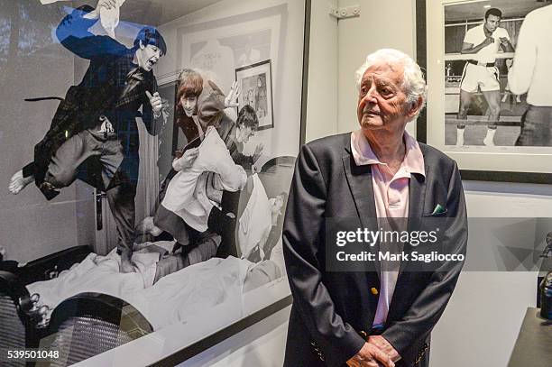 Photographer Harry Benson attends the "Harry Benson: Shoot First" event at the 2016 Greenwich International Film Festival - Day 3 on June 11, 2016 in...