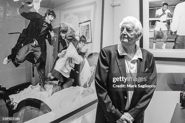 Photographer Harry Benson attends the "Harry Benson: Shoot First" event at the 2016 Greenwich International Film Festival - Day 3 on June 11, 2016 in...