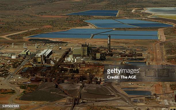 Olympic Dam mine in South Australia. Taken 22 November 2004. THE AGE BUSINESS Picture by MICHAEL CLAYTON-JONES