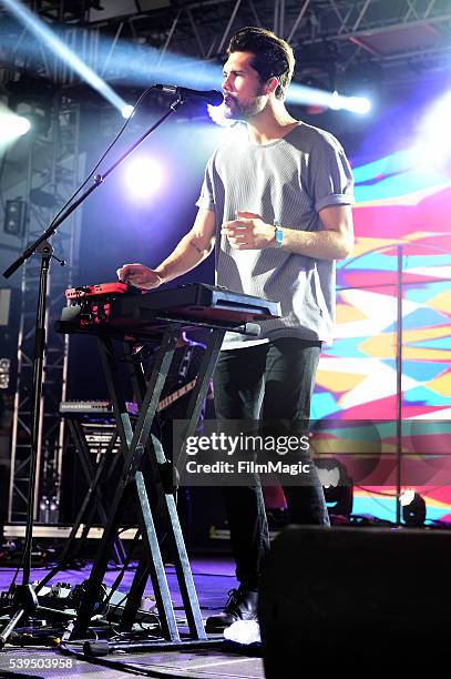 Recording artist Anthony West of Oh Wonder performs onstage at That Tent during Day 3 of the 2016 Bonnaroo Arts And Music Festival on June 11, 2016...