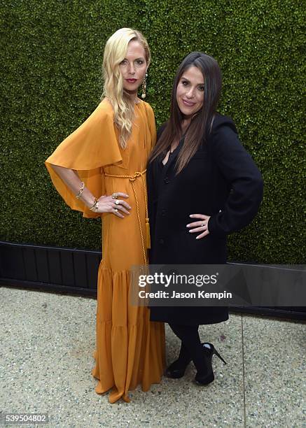 Designer Rachel Zoe and actress Soleil Moon Frye attend the 15th Annual Chrysalis Butterfly Ball at a Private Residence on June 11, 2016 in...