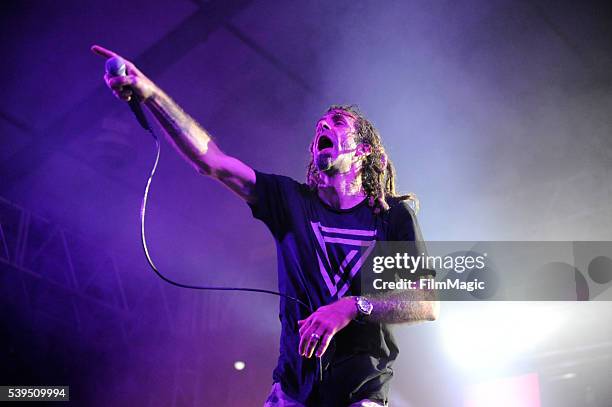 Recording artist Randy Blythe of Lamb of God performs onstage at The Other Tent during Day 3 of the 2016 Bonnaroo Arts And Music Festival on June 11,...