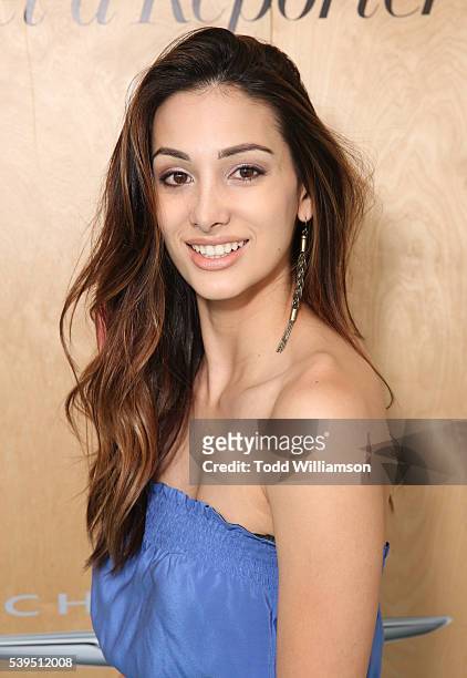 Olga Safari attends the Ovarian Cancer Research Fund Alliance's 3rd Annual Super Saturday Los Angeles at Barker Hangar on June 11, 2016 in Santa...