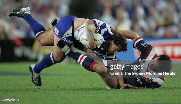 Grand Final of Roosters Vs Bulldogs match, 3 October 2004. SMH Picture by TIM CLAYTON