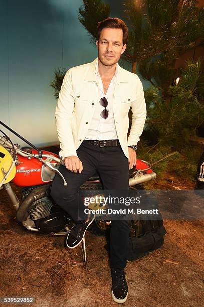 Paul Sculfor attends the Belstaff presentation during The London Collections Men SS17 at QEII Centre on June 12, 2016 in London, England.