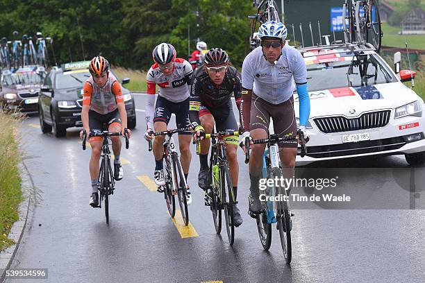 80th Tour of Swiss 2016 / Stage 2 Sebastien MINARD / Matthias KRIZEK / Marcel WYSS / Antwan TOLHOEK / Baar - Baar / TDS /