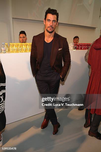 David Gandy attends the Christopher Raeburn show during The London Collections Men SS17 at on June 12, 2016 in London, England.
