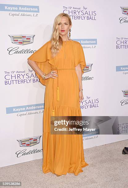 Fashion designer Rachel Zoe arrives at the 15th Annual Chrysalis Butterfly Ball at a private residence on June 11, 2016 in Brentwood, California.