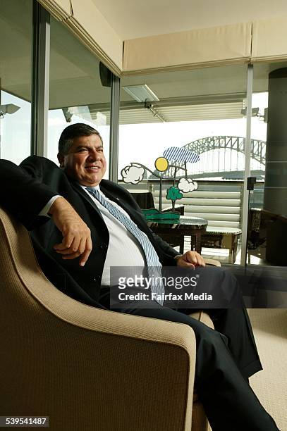 Of Aussie John Symond at his apartment at Walsh Bay, 8 March 2005. AFR Picture by ANDREW QUILTY